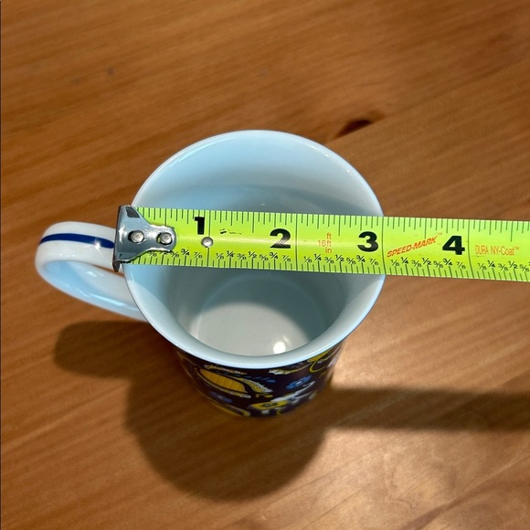 Vera Bradley Coffee Tea Mug Elephants & Flowers Blue Yellow - Picture 6 of 7